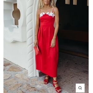 NWT Fanm Mon Lorr Cerise midi dress